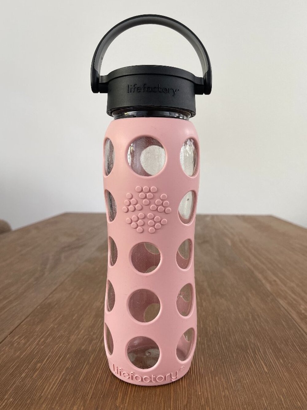 Lifefactory 22oz Water Bottle with Silicone Sleeve and Cap